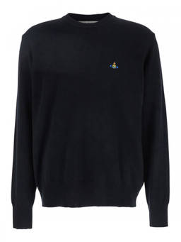 Vivienne Westwood - Black Crew Neck Sweaters