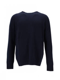 La Rose - Navy Blue Regular Sweaters