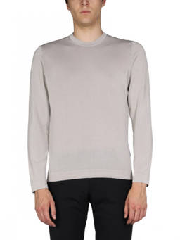 Drumohr - Grey Solid Regular Sweaters (L)