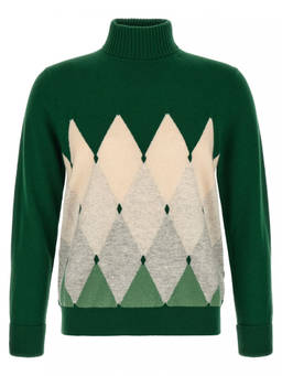 Ballantyne - Green Turtle Neck Sweater
