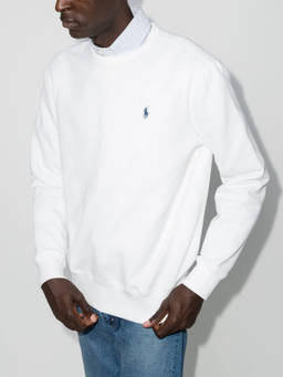 POLO RALPH LAUREN - Ralph Lauren White Logo Sweater