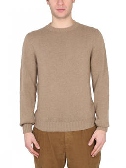 Pt Torino - Brown Crew Neck Sweaters