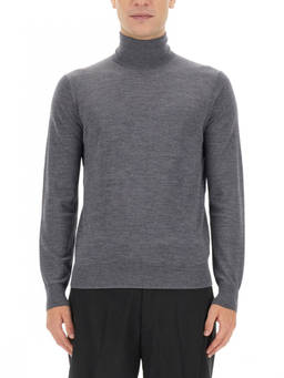 Ballantyne - Grey Turtle Neck Sweaters (2XL)