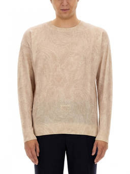 Etro - Beige Crew Neck Sweaters (S)