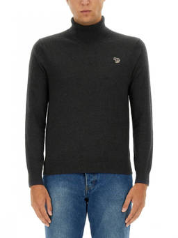 Ps By Paul Smith - Dark Grey Slim Sweaters