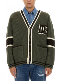 Dolce&Gabbana - Green V Neck Cardigans