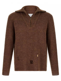 Maison Margiela - Brown Knitted Sweater