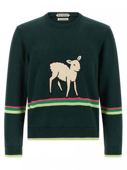 JW Anderson - Green Crew Neck Sweater