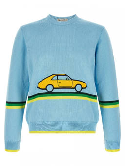 JW Anderson - Light Blue Crew Neck Sweater