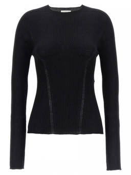 Lanvin - Black Ribbed Sweater