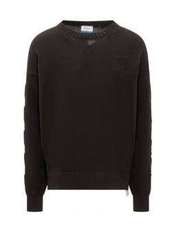 OFF-WHITE - Black Oversized Sweaters