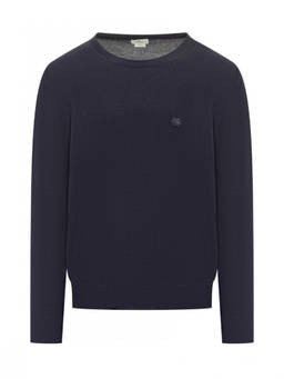 Etro - Navy Blue Logo Sweaters