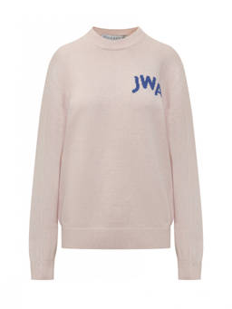 JW Anderson - Light Pink Logo Sweaters