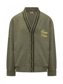 Kenzo - Olive V Neck Cardigans