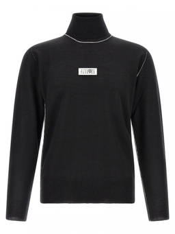 MM6 Maison Margiela - Black Turtle Neck Sweater