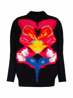 Alexander McQueen - Black High Neck Pullover