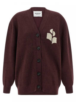 Marant Etoile - Maroon Norton Cardigan (XS)