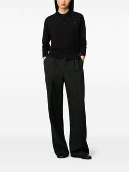 AMI Paris - Black Wool Cardigan