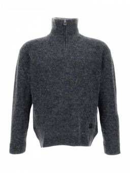 Ps By Paul Smith - Black Half Zip Logo Sweater (XL)