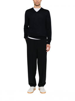 Paul Smith - Dark Navy V Neck Sweater