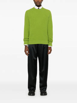 PRADA - Lime Green Crewneck Sweater