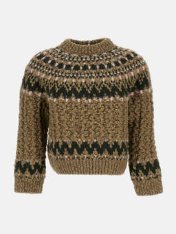 Moncler - Brown Patterned Sweater (XS)