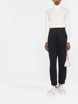 Brunello Cucinelli - White Turtleneck Sweater