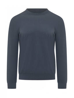 Malo - Blue Solid Regular Sweaters (4XL)