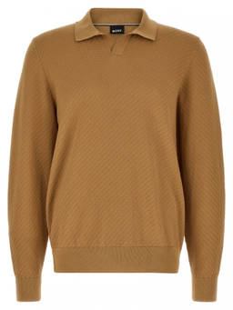 Boss - Brown Regular Polo Sweater