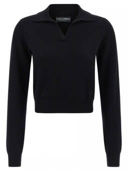 Dolce&Gabbana - Black Polo Jersey