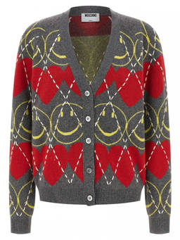 Moschino - Multicolour Smiley Cardigan (S)