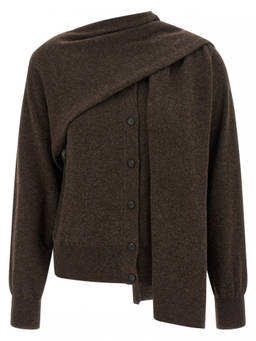 Ferragamo - Brown Scarf Cardigan (M)