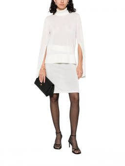 Toteme - White Solid Turtle Neck Sweater
