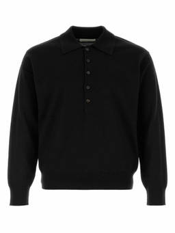 Dries Van Noten - Black Regular Polo Sweater