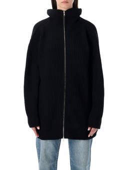 MM6 Maison Margiela - Black Ribbed Cardigan Dress (S)