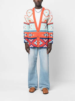 Alanui - Multicolour Multicolour Desert Road Jacquard Cardigan