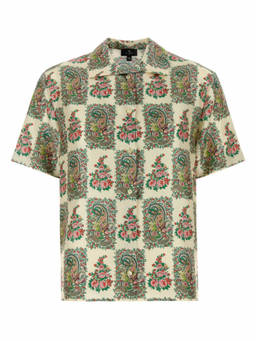 Etro - Light Beige Floral-Print Shirt