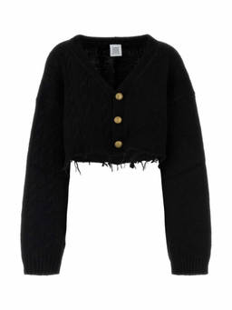 VETEMENTS - Black Frayed Cardigan