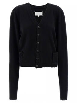 Maison Margiela - Black Four Stitches Cardigan