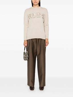 Max Mara - Beige Wool And Cashmere Blend Sweater