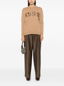Max Mara - Brown Wool And Cashmere Blend Sweater
