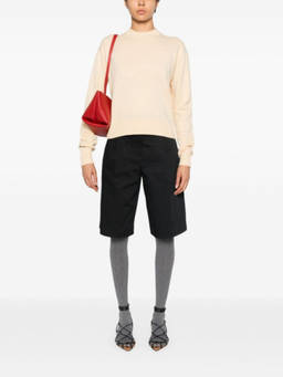 Sportmax - White Wool Crewneck Sweater