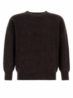 Howlin - Brown Crewneck Solid Sweater