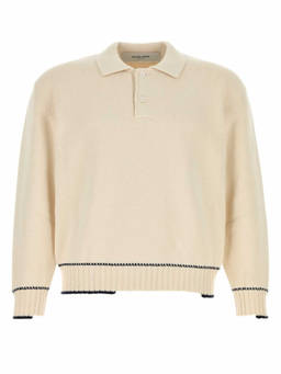 Golden Goose - Off White Shirt Collar Sweater