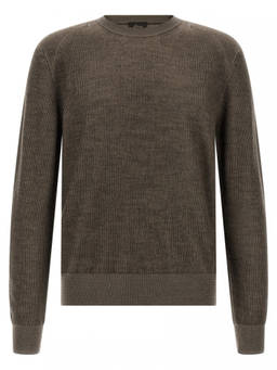 Brioni - Brown Regular Crew Neck Sweater