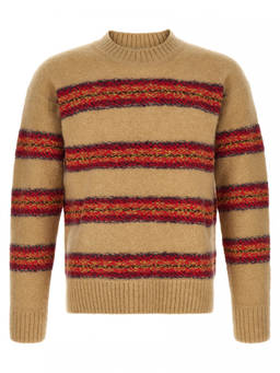Dries Van Noten - Beige Crew Neck Sweater
