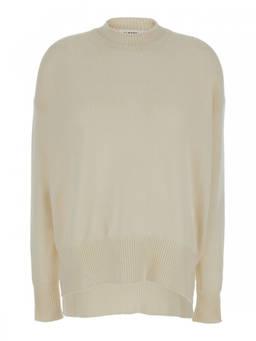 Jil Sander - Beige Crewneck Sweater