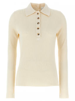 Courreges - Natural Multi-Buttons Sweater
