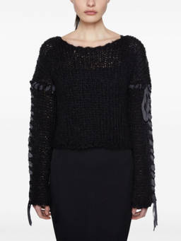 Acne Studios - Black Drop-Shoulder Sweater