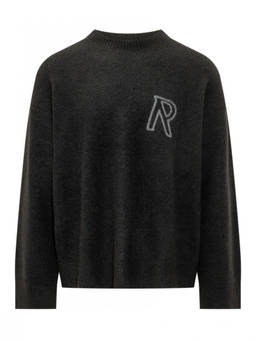 REPRESENT - Dark Grey Logo Sweaters